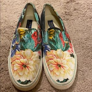 Men’s Polo slip-on floral print shoes size 12D